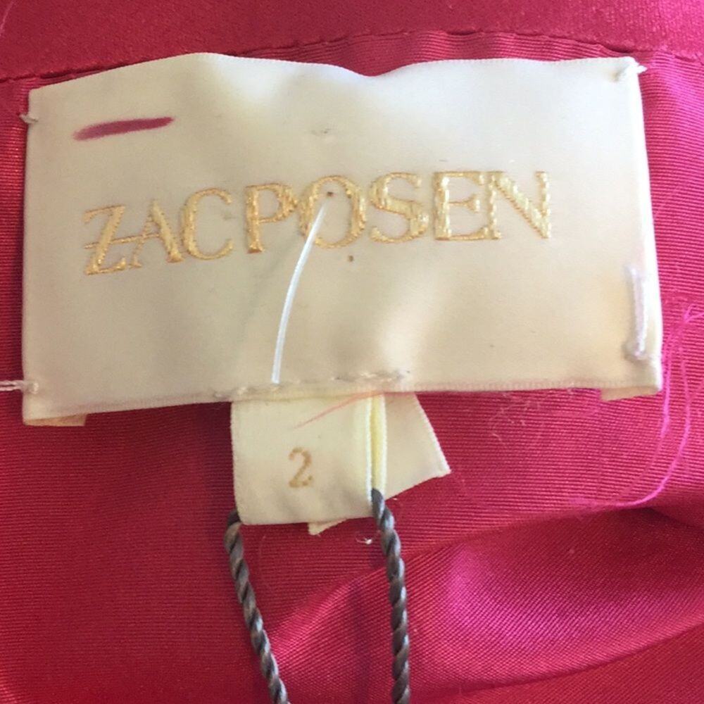 ZAC POSEN COCKTAIL DRESS, FUCHSIA. - Picture 15 of 16